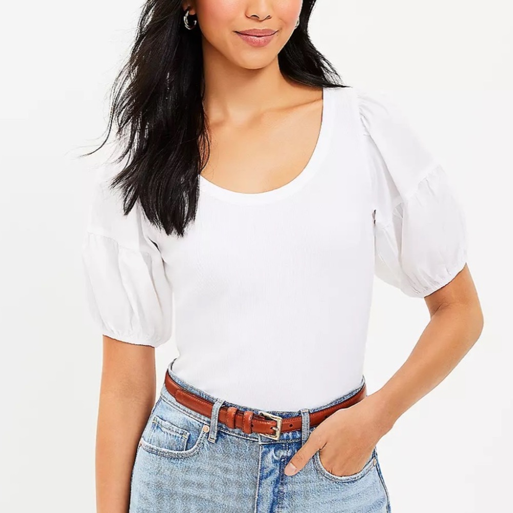 Loft Puff Sleeve Top NEW!
